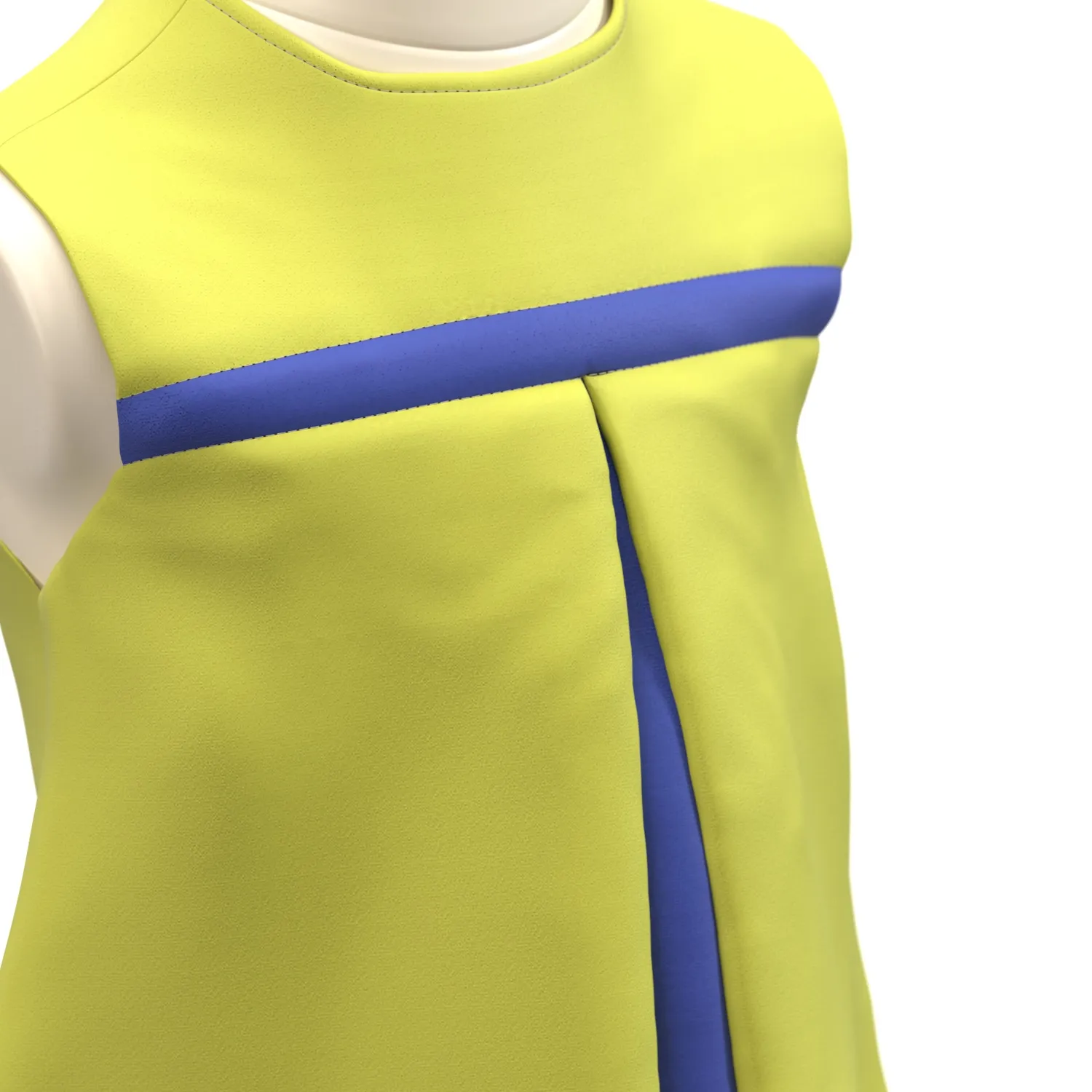 Children Simple Frock 3D Model_05